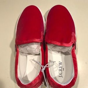 COPY - J Crew Factory Velvet Slip ons NWT 6